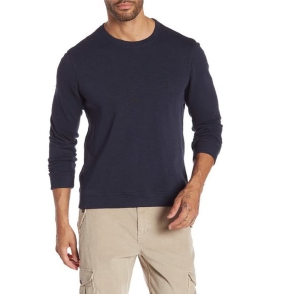MICHAEL BASTIAN French Terry Pullover Sweater